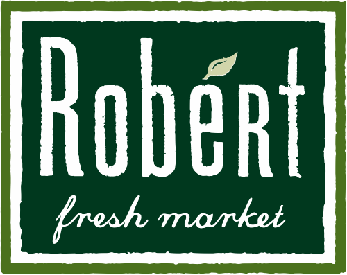 A theme logo of Robért Fresh Market